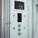 Maya Bath Platinum Lucca Steam Shower With LCD Touchscreen Controls (SAK27483)