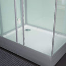 Maya Bath Platinum Lucca Steam Shower With LCD Touchscreen Controls (SAK27483)