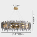 Mayan Round Chandelier