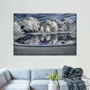 Winter Nightscape Wall Art