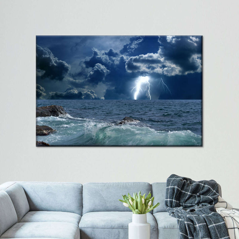 Ocean Storm Bolt Wall Art