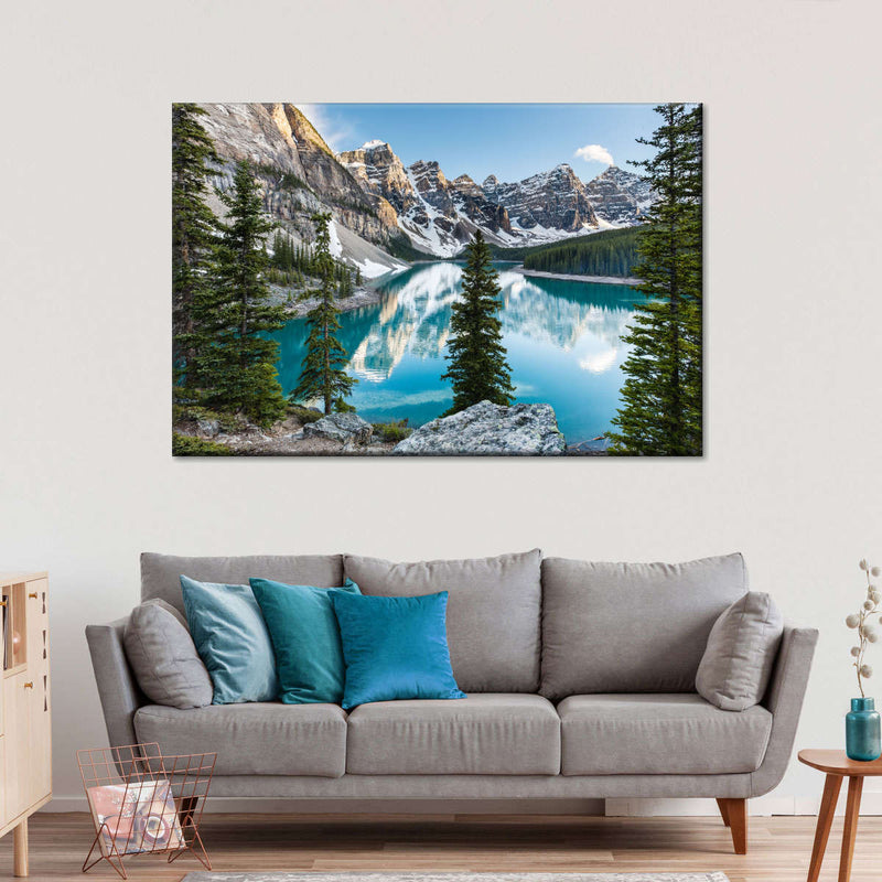 Moraine Lake Reflections Wall Art