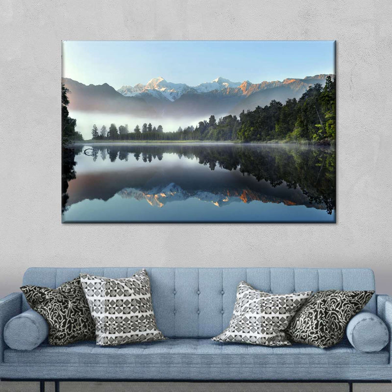 Lake Matheson Reflection Wall Art