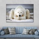Yoga Polar Bear Wall Art