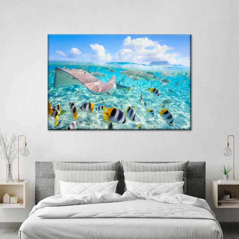 Bora Bora Sea Life Wall Art