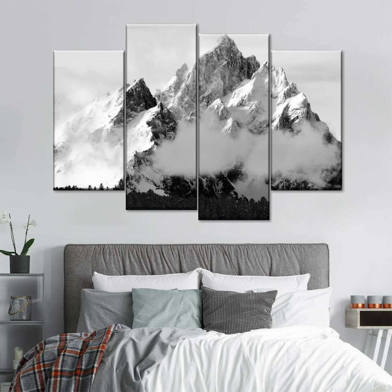 Snowcapped Grand Tetons Wall Art