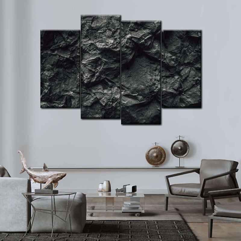 Black Stone Wall Art