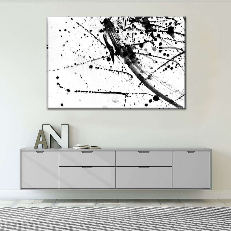 Abstract Black And White Wall Art