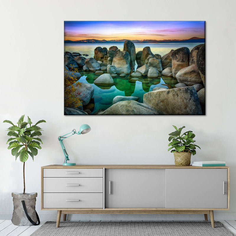 Rocks At Lake Tahoe Wall Art