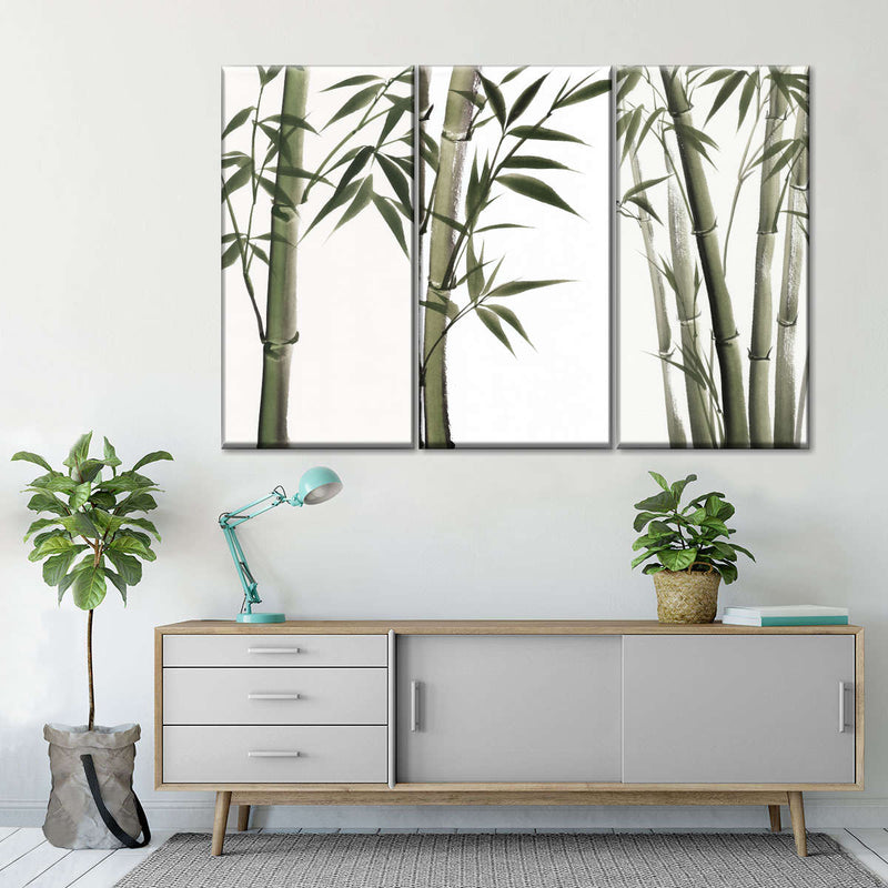 lucky bamboo wall Lucky Bamboos Wall Art
