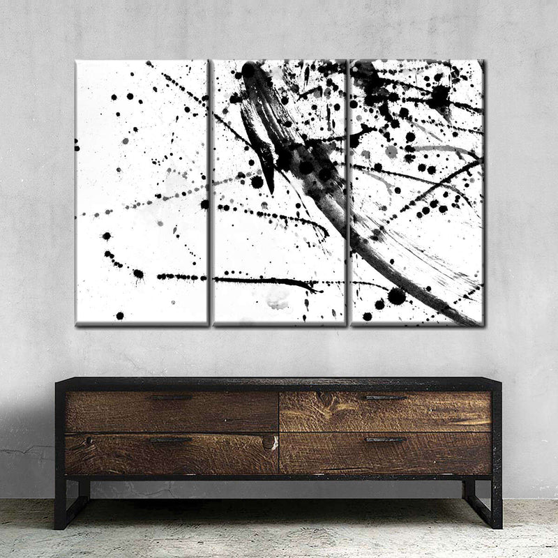 Abstract Black And White Wall Art