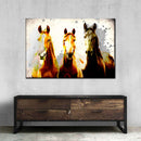 Three Horse Heads Wall Art