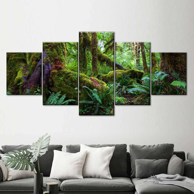 Mossy Rainforest Wall Art