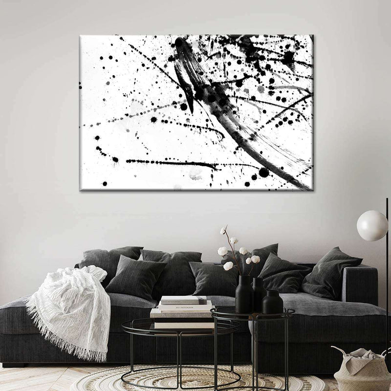 Abstract Black And White Wall Art