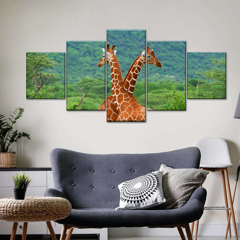 Giraffe Love Wall Art