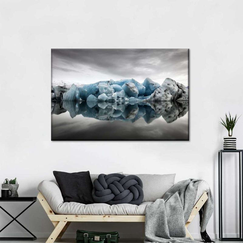 Glacier Lake Reflection Wall Art