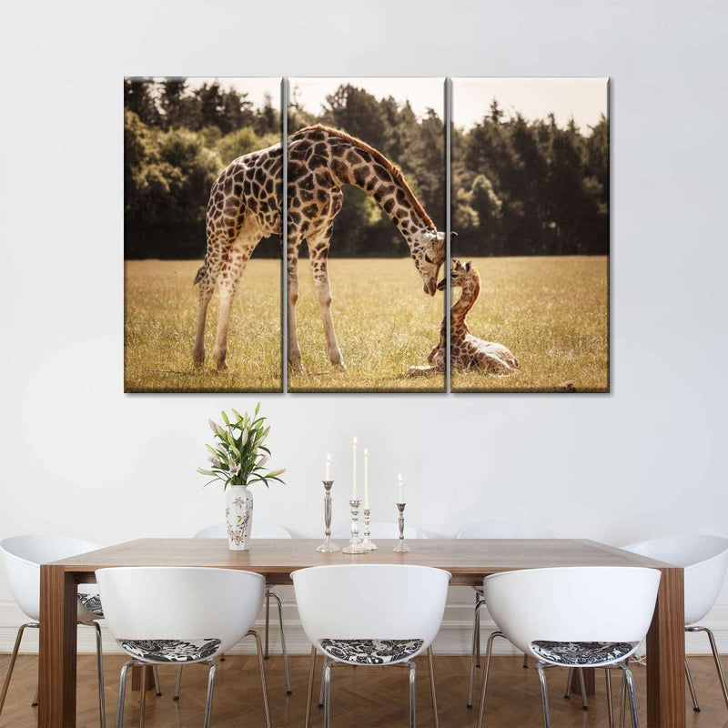 Loving Giraffes Wall Art