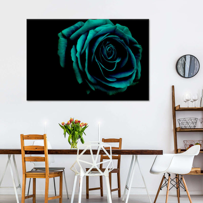 Green Flower Wall Art