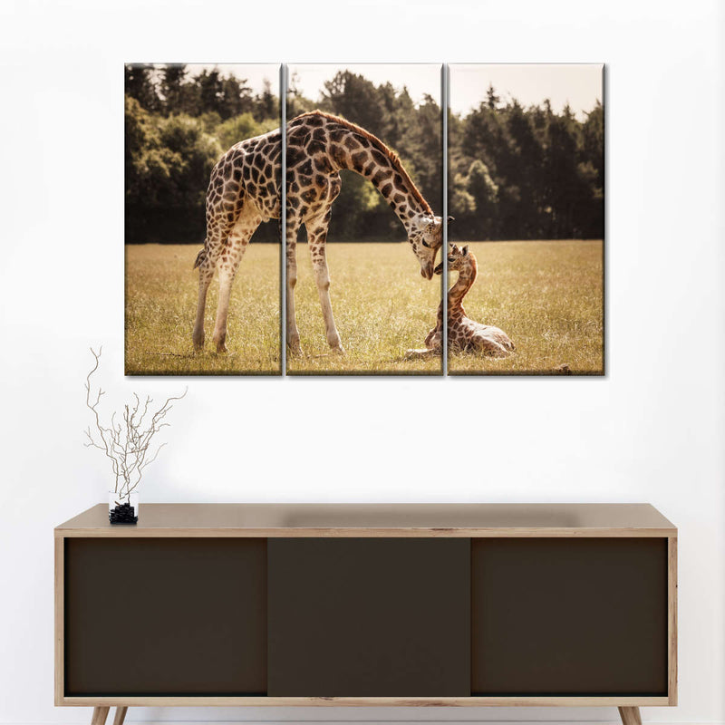 Loving Giraffes Wall Art