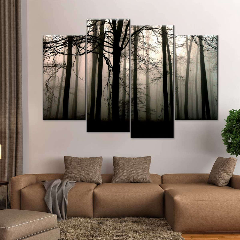 Dead Tree Silhouettes Wall Art