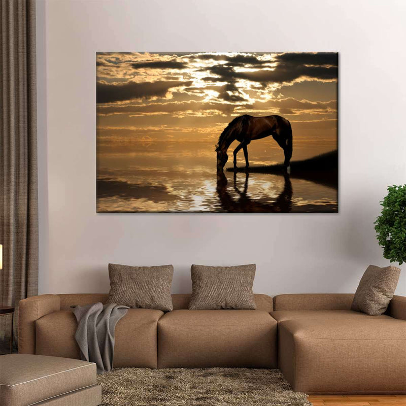 Lone Arabian Horse Wall Art