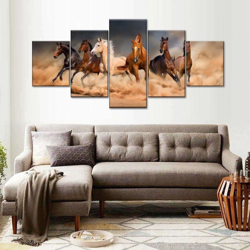 Desert Roaming Horses Wall Art