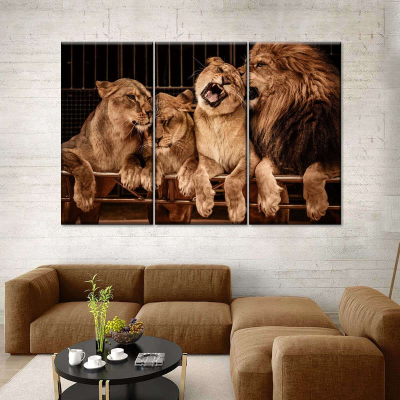 Pride Of Lions Wall Art