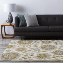 Mack Floral Wool Area Carpet