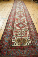 3x15 Vintage Karaja Rug Runner