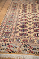 4x6.5 Vintage Pakistani Bokhara Design Rug