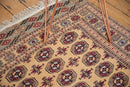 4x6.5 Vintage Pakistani Bokhara Design Rug