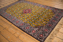 4x6.5 Vintage Romanian Shirvan Design Rug
