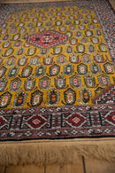 4x6.5 Vintage Romanian Shirvan Design Rug