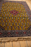 4x6.5 Vintage Romanian Shirvan Design Rug