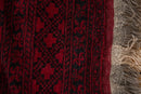 9x12.5 Vintage Afghani Ersari Design Carpet