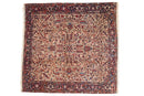 9.5x10 Vintage Mehrivan Square Carpet