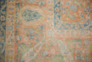 10x14 Vintage Distressed Bulgarian Herati Design Carpet