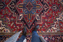 7x9 Vintage Mehrivan Carpet