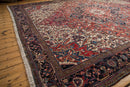 11.5x12.5 Vintage Heriz Square Carpet