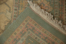 RESERVED 10x13.5 New Tea Washed Indian Soumac Design Carpet