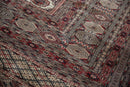 12.5x12.5 Vintage Fine Pakistani Bokhara Design Square Carpet