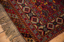 5x8 Vintage Indian Afshar Design Carpet