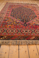 5x8 Vintage Indian Afshar Design Carpet