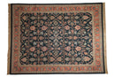 9x12 Vintage Serapi Indian Soumac Design Carpet