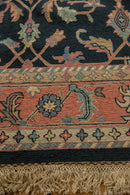 9x12 Vintage Serapi Indian Soumac Design Carpet