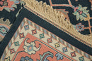 9x12 Vintage Serapi Indian Soumac Design Carpet