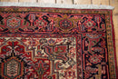 5x6 Vintage Heriz Square Rug