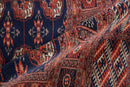 5.5x8 Vintage Fine Pakistani Bokhara Design Carpet