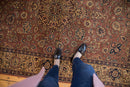 5.5x8 Vintage Romanian Tabriz Design Carpet