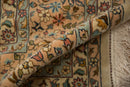 12x12 Vintage Bulgarian Kerman Design Square Carpet